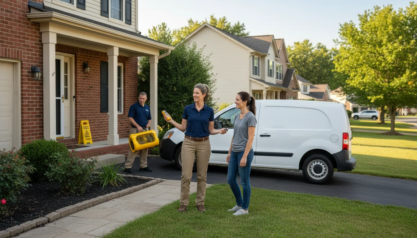 Residential water damage restoration in Russellville, AL